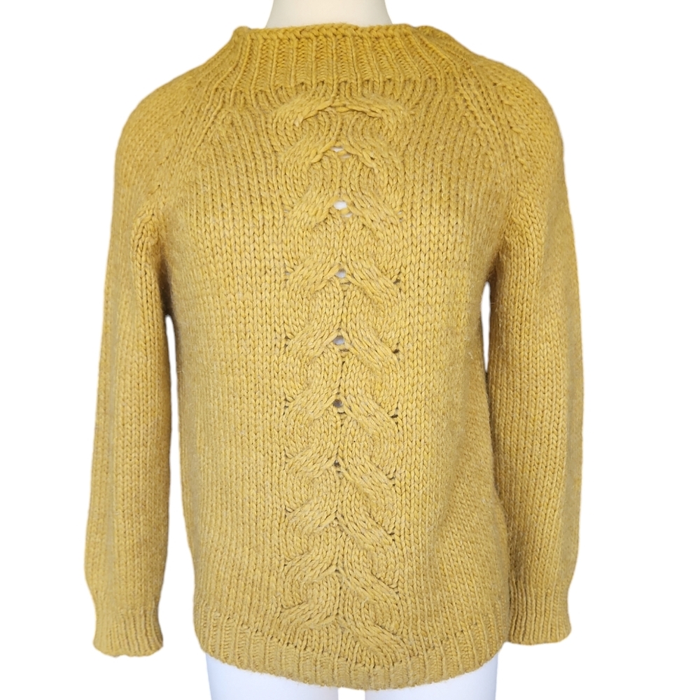 mustard yellow sweater